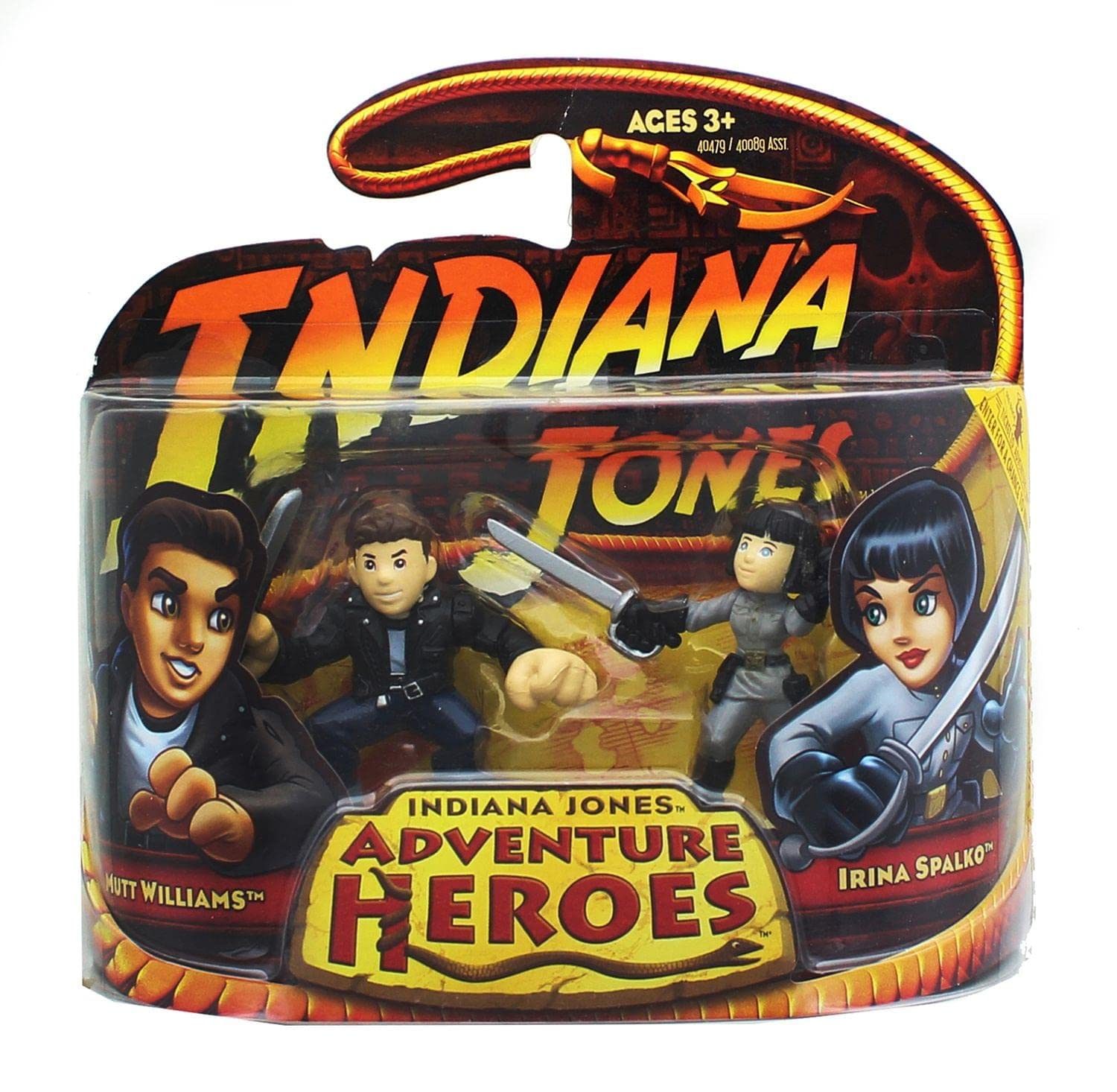 【2008年購入】【新品】Indiana Jones 劇場販売グッズ 7点セット Indiana Jones Adventure Heroes Mini Figure 2 Pack - Mutt Williams